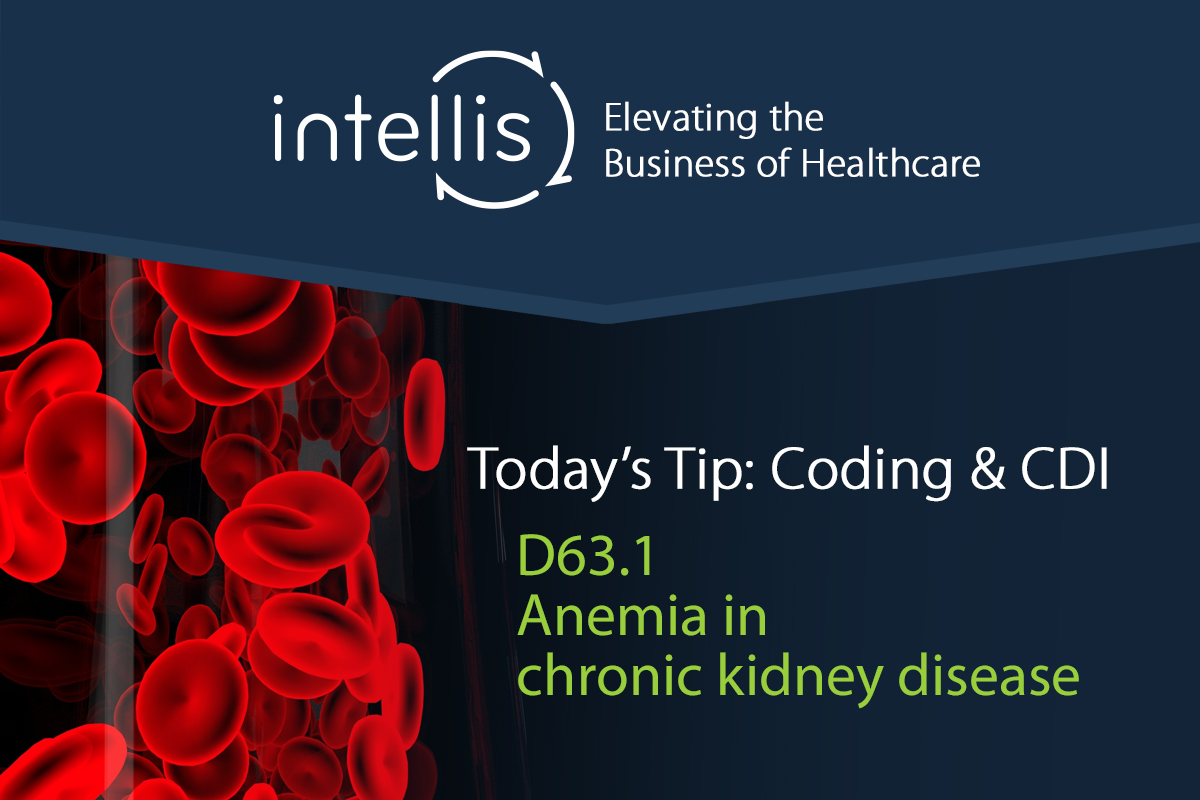 Today’s Tip: ICD-10 Anemia in CKD
