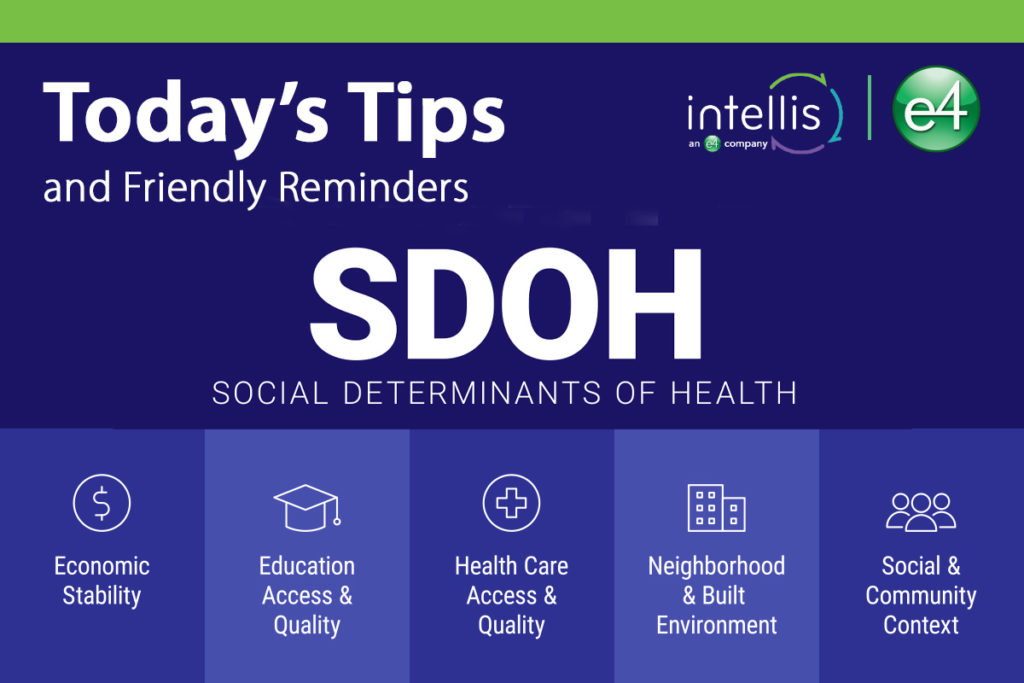 Social Determinants of Health (SDOH) – Intellis